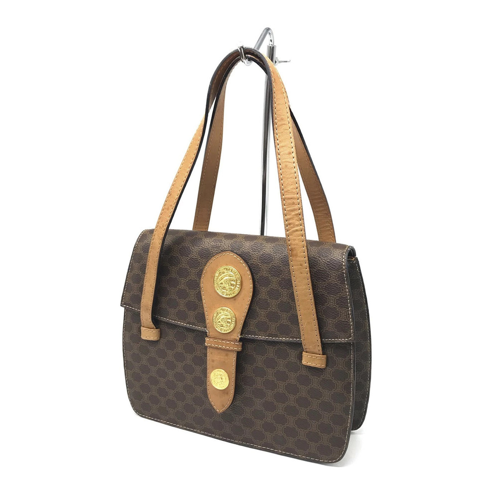 Celine Macadam Medal Tote Bag F Brown